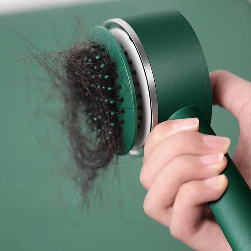 6034 Air Cushion Massage Brush, Airbag Massage Comb with Long Handle, Self-Cleaning Hair Brush, Detangling Anti-Static for All Hair 6034 Air Cushion Massage Brush, Airbag Massage Comb with Long Handle, Self-Cleaning Hair Brush, Detangling Anti-Static for All Hair